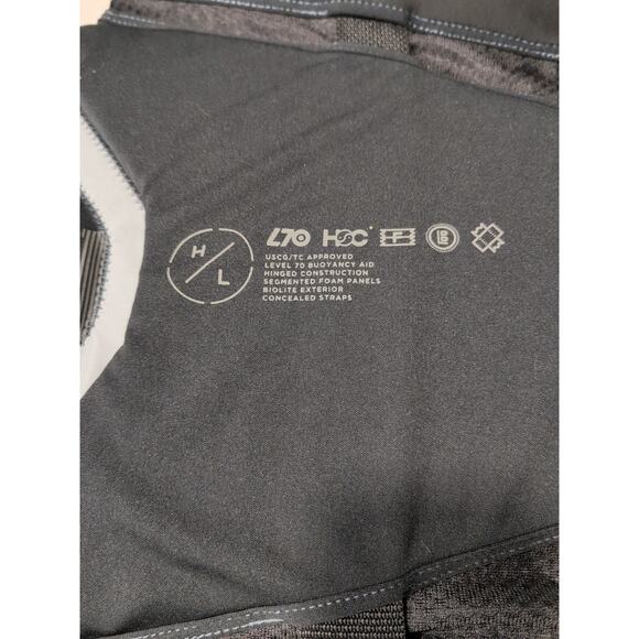 Men's Elite Life Jacket - US Coast Guard Approved XX-Large Black/Dark Grey - Picture 6 of 9